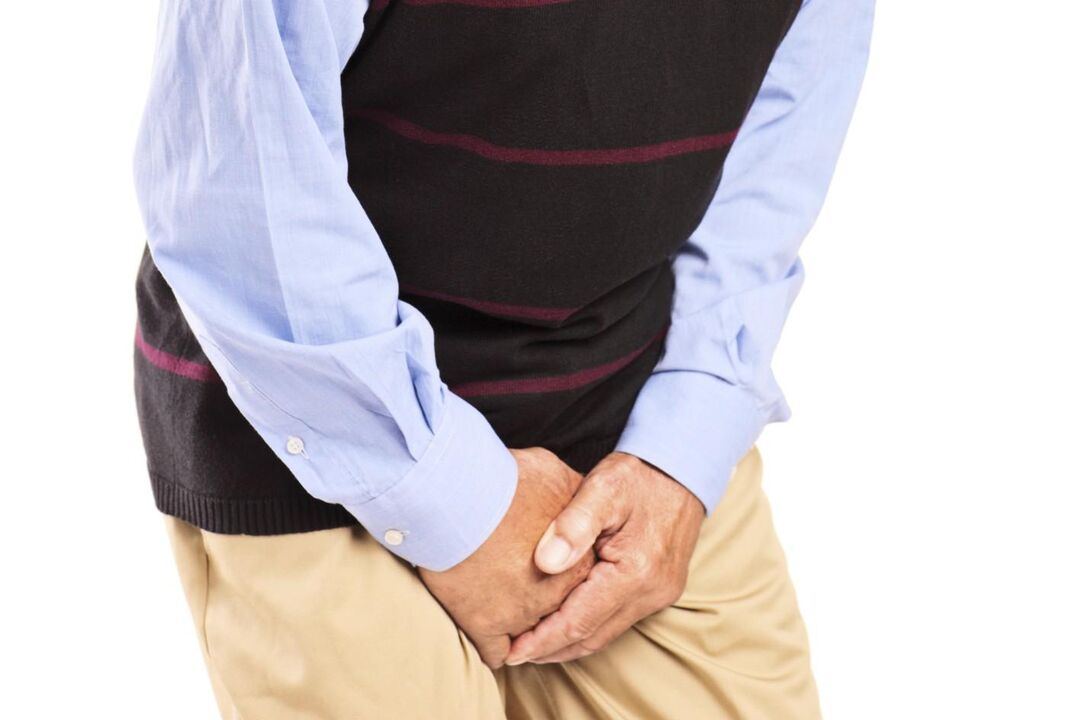 Men with congestive prostatitis experience aching or stabbing pain in the groin area